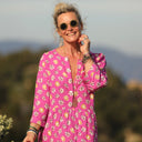 Robe Eglantine - double gaze de coton Songe boisé - Quintessence