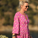 Robe Eglantine - double gaze de coton Songe boisé - Quintessence