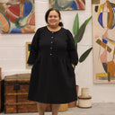 Robe Eglantine - double gaze de coton Songe boisé - Quintessence