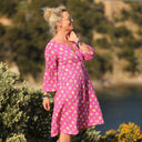 Robe Eglantine - double gaze de coton Songe boisé - Quintessence