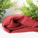 Robe Elsie - armuré/double gaze de coton Terre de Sienne - Quintessence