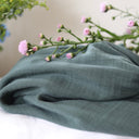 Robe Elsie - double gaze de coton vert eucalyptus - Quintessence