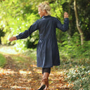 Robe Guillemette — Jean de coton bleu - Quintessence