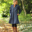 Robe Guillemette — Jean de coton bleu - Quintessence