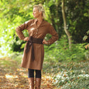 Robe Guillemette — Sergé de coton Cappuccino - Quintessence
