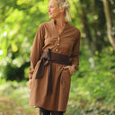 Robe Guillemette — Sergé de coton Cappuccino - Quintessence
