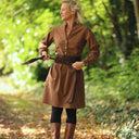 Robe Guillemette — Sergé de coton Cappuccino - Quintessence