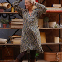 Robe Guillemette — Viscose imprimée Enza - Quintessence