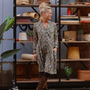 Robe Guillemette — Viscose imprimée Enza - Quintessence