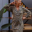 Robe Guillemette — Viscose imprimée Enza - Quintessence
