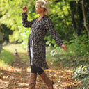 Robe Guillemette — Viscose imprimée Jardin d’Ocre - Quintessence