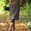 Robe Guillemette — Viscose imprimée Jardin d’Ocre - Quintessence