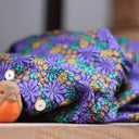 Robe Guillemette — Viscose imprimée Jardin ultraviolet - Quintessence