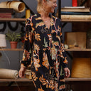 Robe Guillemette — Viscose imprimée Mumbaï - Quintessence