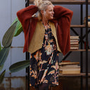 Robe Guillemette — Viscose imprimée Mumbaï - Quintessence