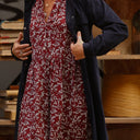 Robe Guillemette — Viscose imprimée Zivine - Quintessence