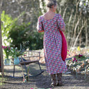 Robe Gwenaëlle - Coton fleuri Jardin Framboise - Quintessence