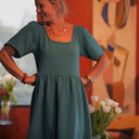 Robe Gwenaëlle - Double gaze de coton canard - Quintessence