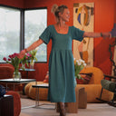 Robe Gwenaëlle - Double gaze de coton canard - Quintessence