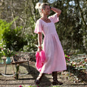 Robe Gwenaëlle - Lin rose dragé - Quintessence