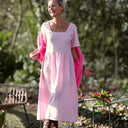 Robe Gwenaëlle - Lin rose dragé - Quintessence