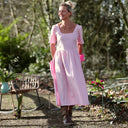 Robe Gwenaëlle - Lin rose dragé - Quintessence