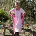 Robe Gwenaëlle - Lin rose dragé - Quintessence