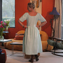 Robe Gwenaëlle - Lin vert pep's - Quintessence