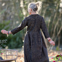 Robe Hazel - Gravure botanique noire/dorée - Quintessence