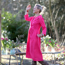 Robe Hazel - Lin fuchsia - Quintessence