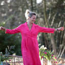 Robe Hazel - Lin fuchsia - Quintessence