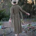 Robe Hazel - Lyocell texturé kaki - Quintessence