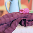 Robe Hazel - Lyocell texturé prune profonde - Quintessence