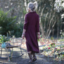 Robe Hazel - Lyocell texturé prune profonde - Quintessence