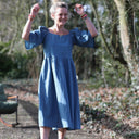 Robe Iloé – Lin bleu navy - Quintessence