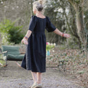 Robe Iloé – Lin noir - Quintessence