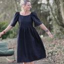 Robe Iloé – Lin noir - Quintessence