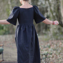 Robe Iloé – Lin noir - Quintessence