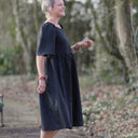 Robe Iloé – Lin noir - Quintessence