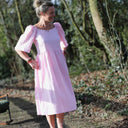 Robe Iloé – Lin rose dragé - Quintessence