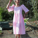 Robe Iloé – Lin rose dragé - Quintessence