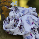 Robe Joanne — Double gaze de coton aquarelle chardon - Quintessence