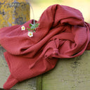 Robe Joanne — Double gaze de coton terre de Sienne - Quintessence