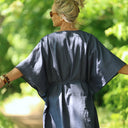 Robe Joanne — Lin bleu jeans - Quintessence