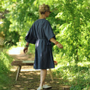 Robe Joanne — Lin bleu jeans - Quintessence