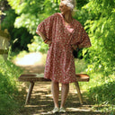 Robe Joanne — Viscose fleurs des dunes - Quintessence