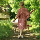 Robe Joanne — Viscose fleurs des dunes - Quintessence