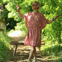Robe Joanne — Viscose fleurs des dunes - Quintessence