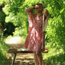Robe Joanne — Viscose fleurs des dunes - Quintessence