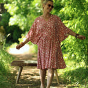 Robe Joanne — Viscose fleurs des dunes - Quintessence
